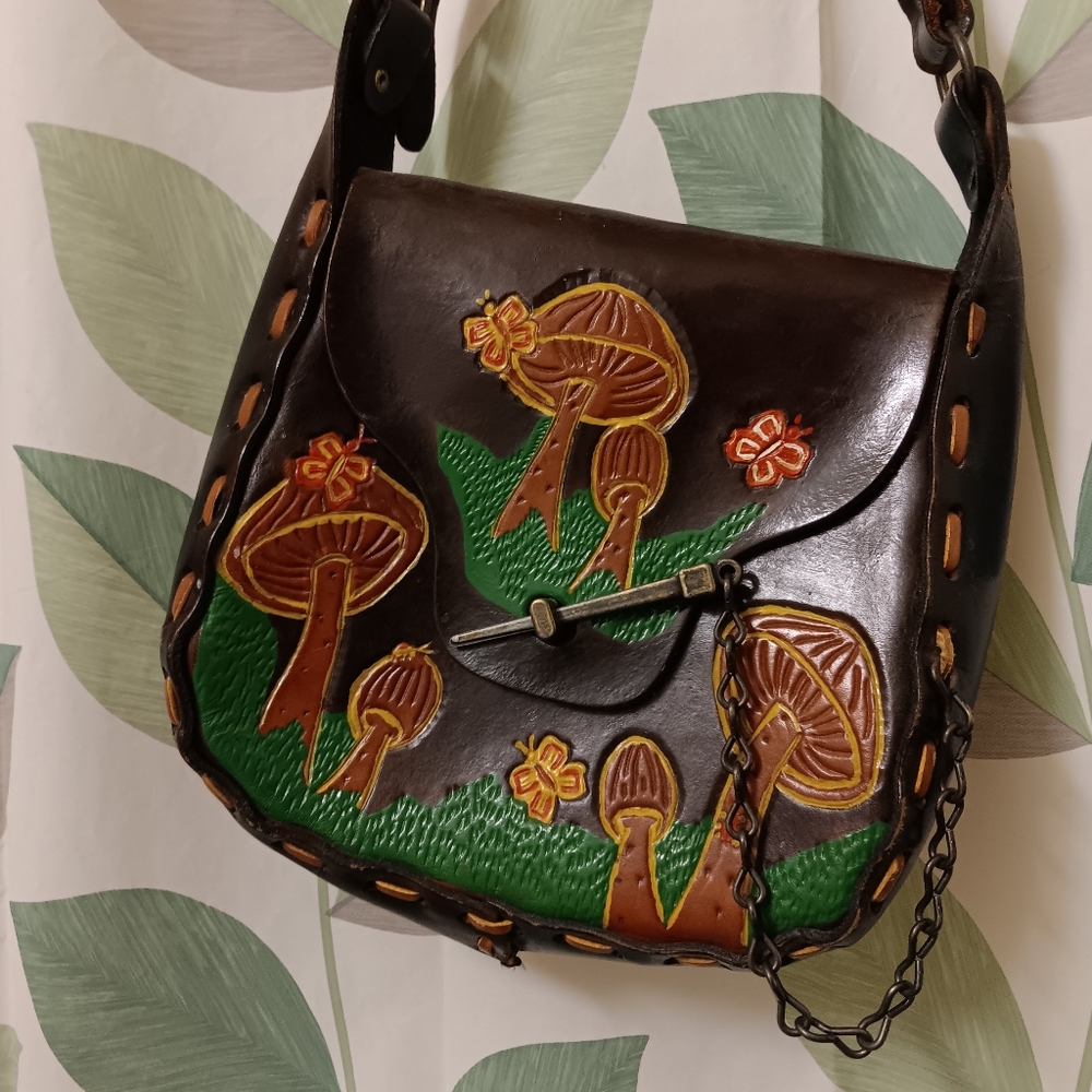 Mushroom collector's purse🍄🌿🦋✨️